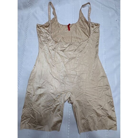 Spanx Simplicity Women's 2XL Plus Size Beige Shapewear Bodysuit Compression - Picture 2 of 10